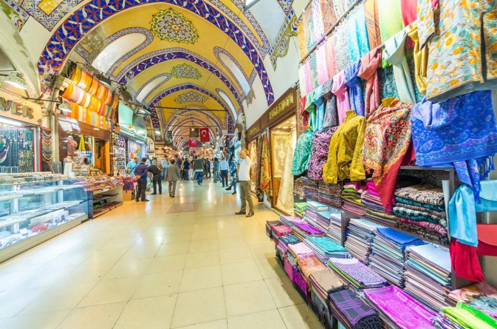 Old Street Bazaars in Istanbul